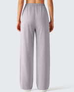 G4Free - G4Free Chillwhisp Drawstring Wide Leg Pants -GF26J874A001A-S