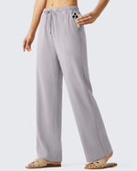 G4Free - G4Free Chillwhisp Drawstring Wide Leg Pants -GF26J874A001A-S