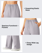 G4Free - G4Free Chillwhisp Drawstring Wide Leg Pants -GF26J874A001A-S