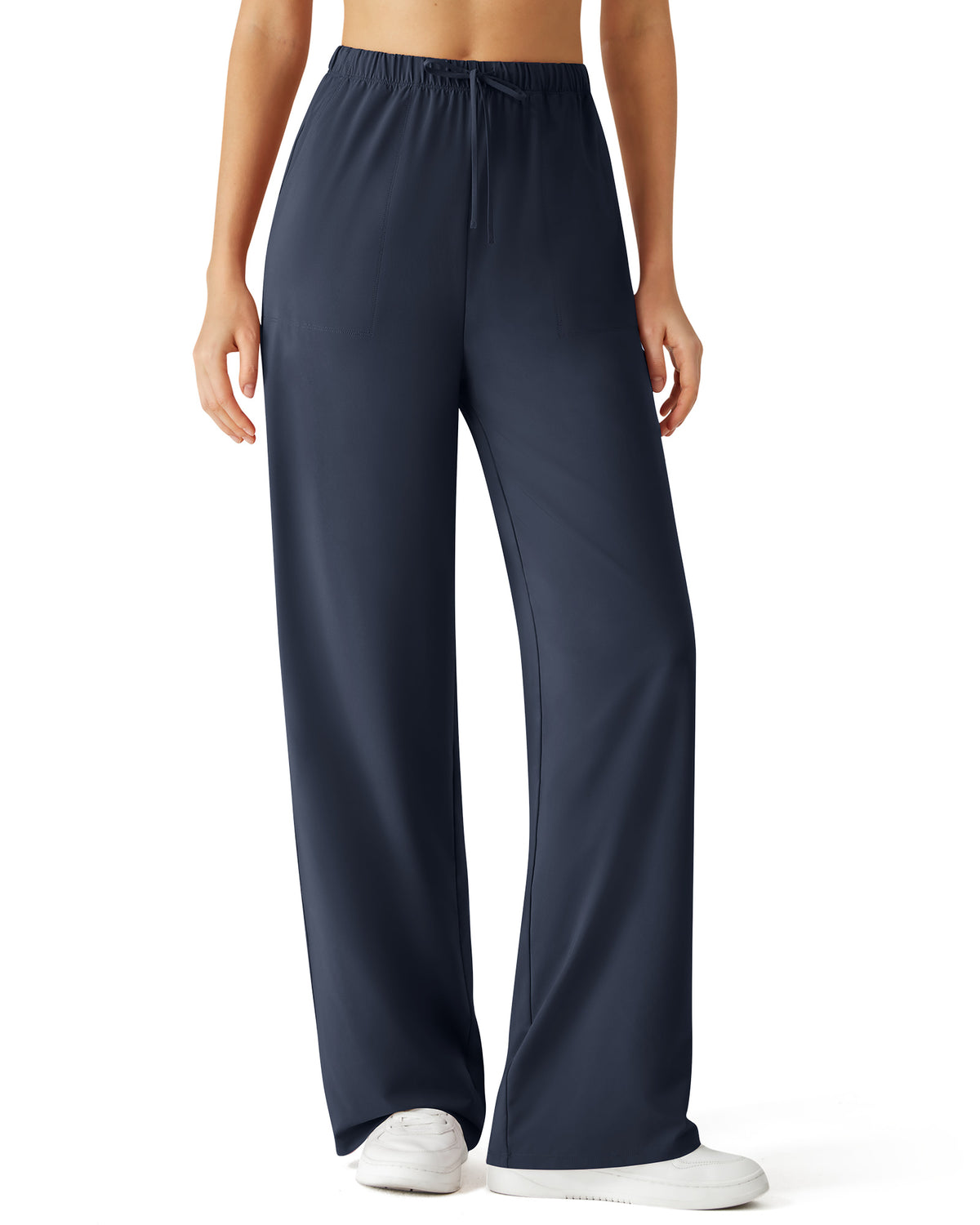 G4Free - G4Free Chillwhisp Drawstring Wide Leg Pants -GF26J874A001A-S