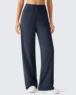 G4Free - G4Free Chillwhisp Drawstring Wide Leg Pants -GF26J874A001A-S
