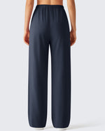 G4Free - G4Free Chillwhisp Drawstring Wide Leg Pants -GF26J874A001A-S