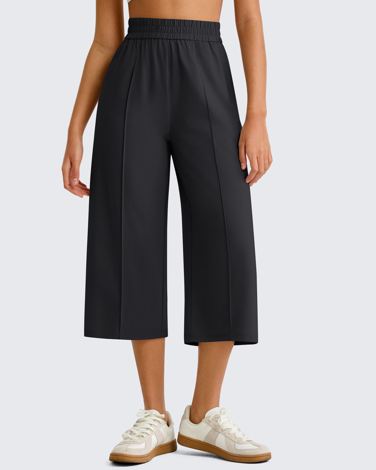 G4Free - G4Free Chillwhisp Lightweight Wide Leg Capris -GF26J900A001A-S
