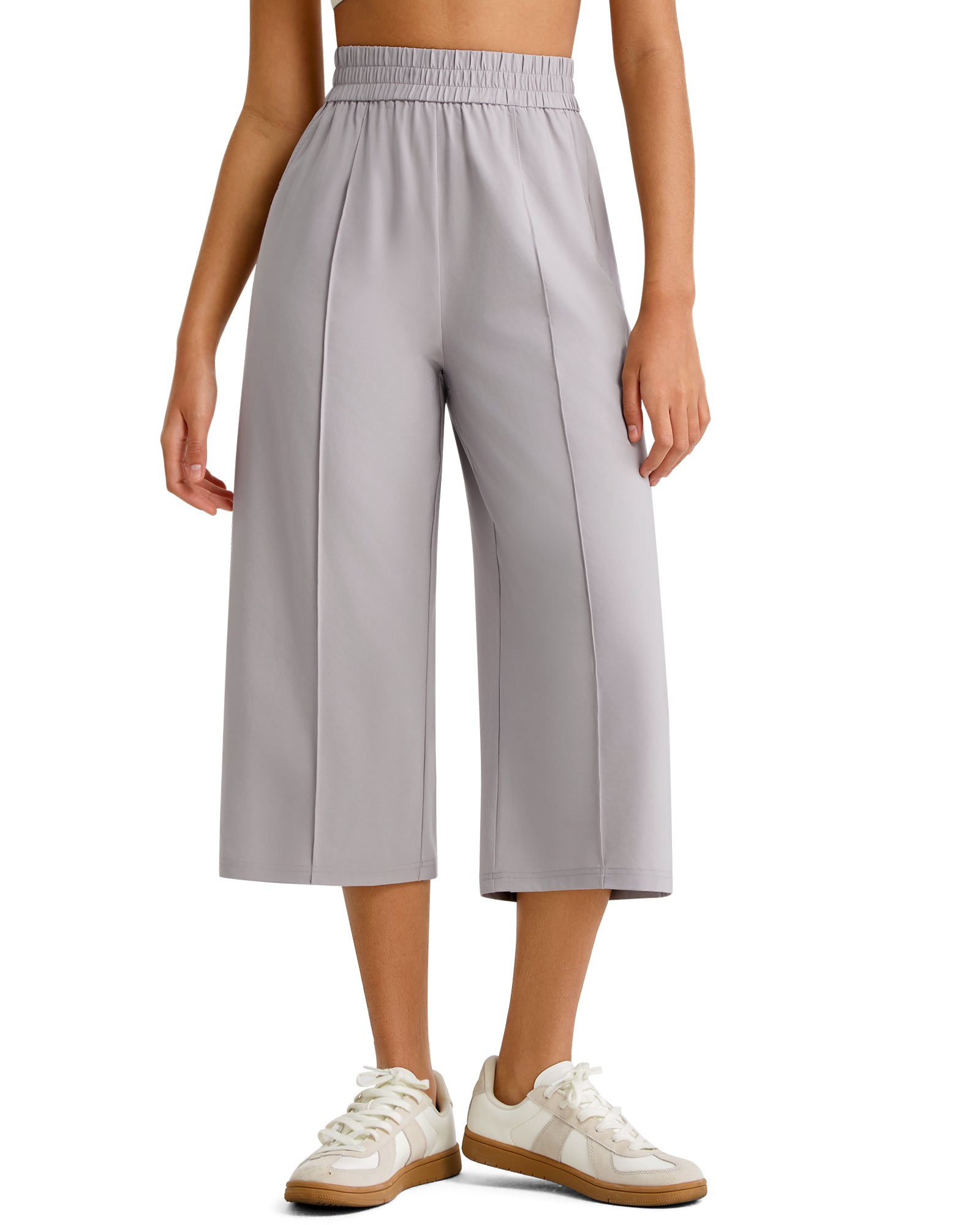 G4Free - G4Free Chillwhisp Lightweight Wide Leg Capris -GF26J900A001A-S