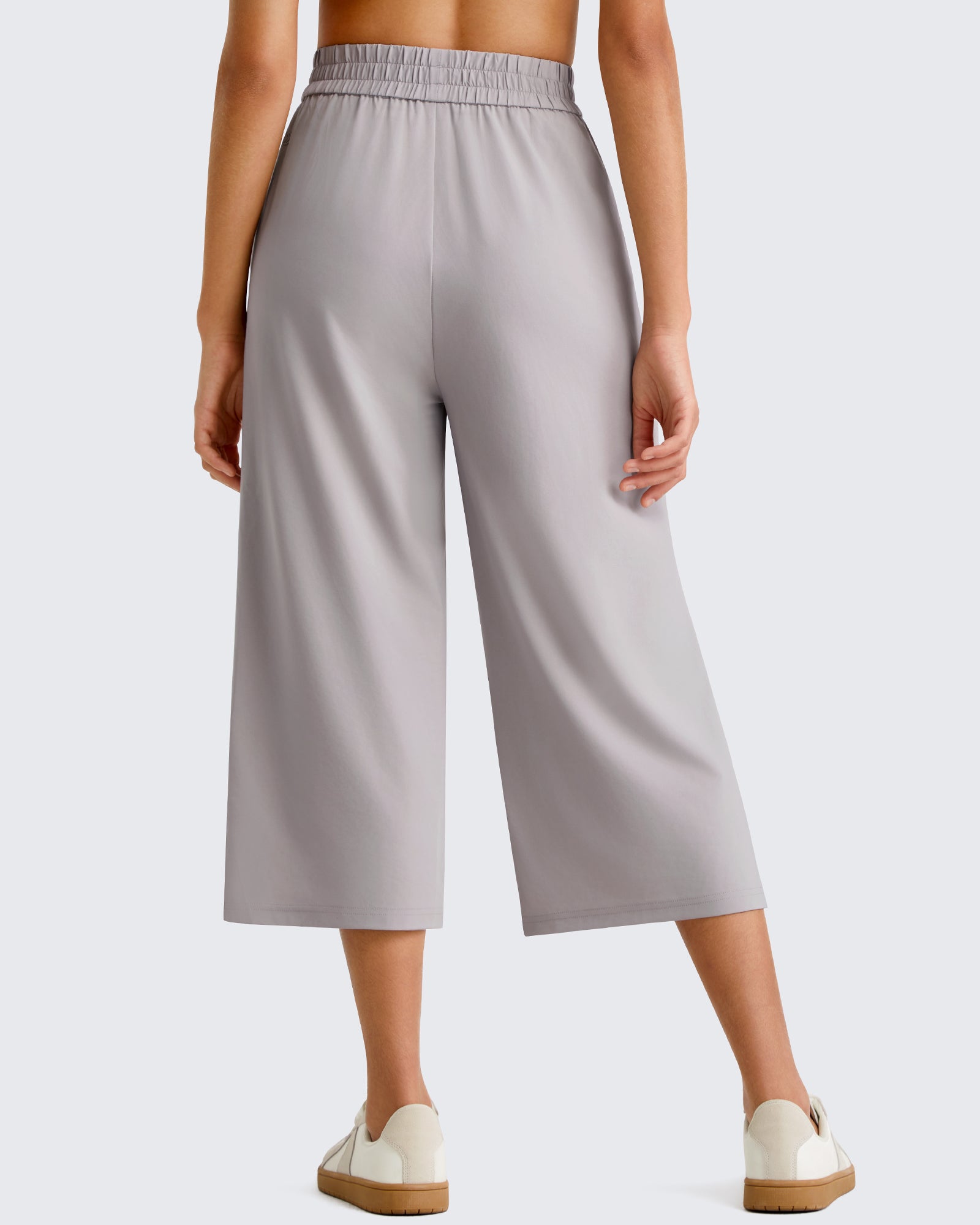 G4Free - G4Free Chillwhisp Lightweight Wide Leg Capris -GF26J900A001A-S