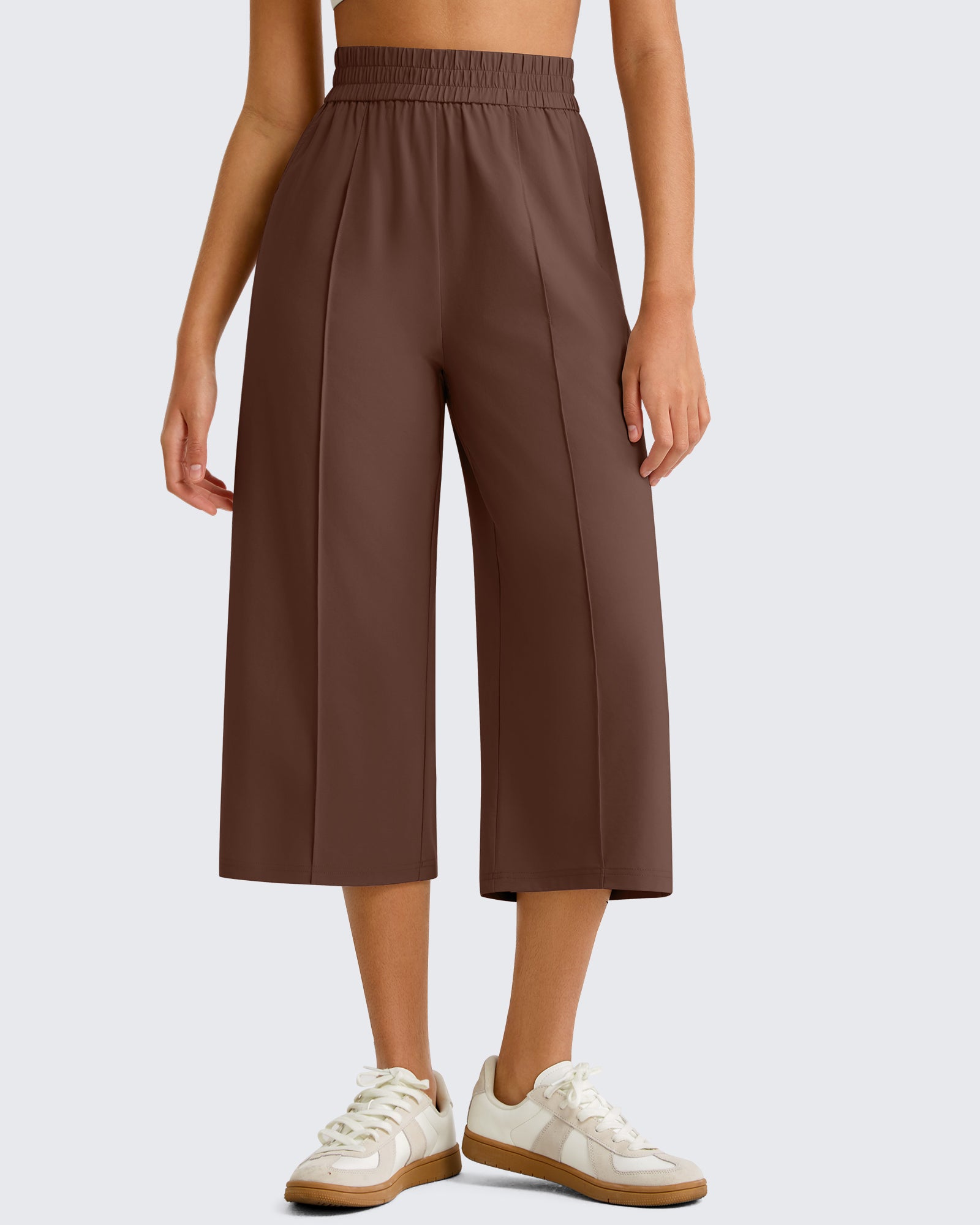 G4Free - G4Free Chillwhisp Lightweight Wide Leg Capris -GF26J900A001A-S