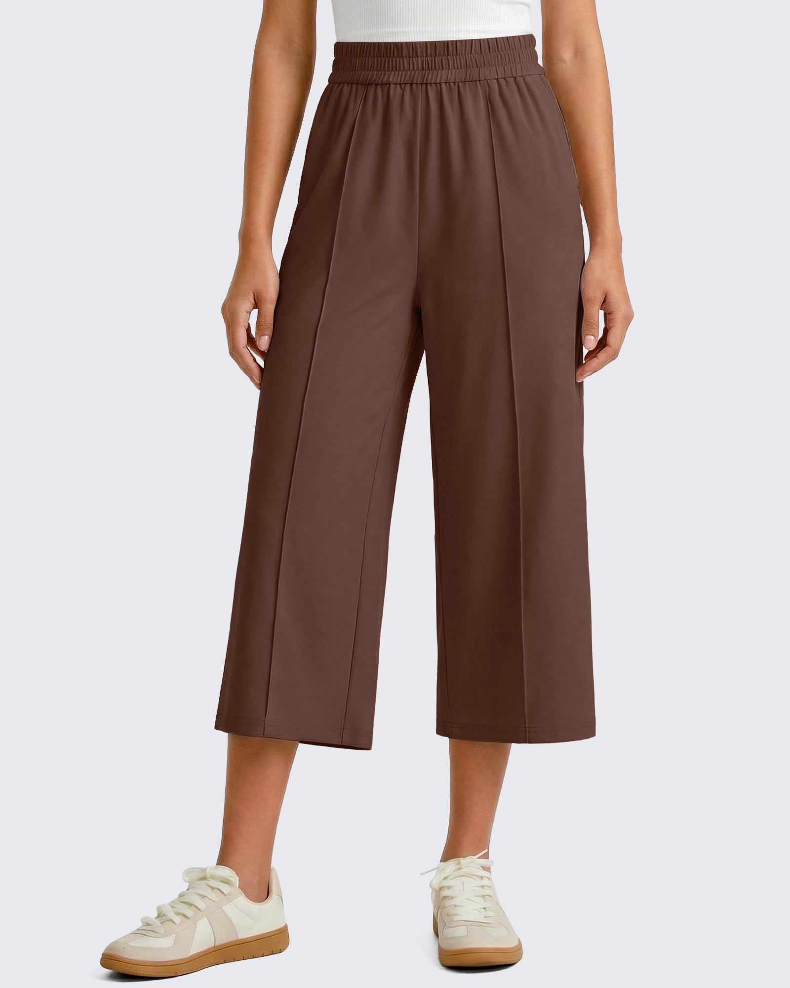 G4Free - G4Free Chillwhisp Lightweight Wide Leg Capris -GF26J900A001A-S