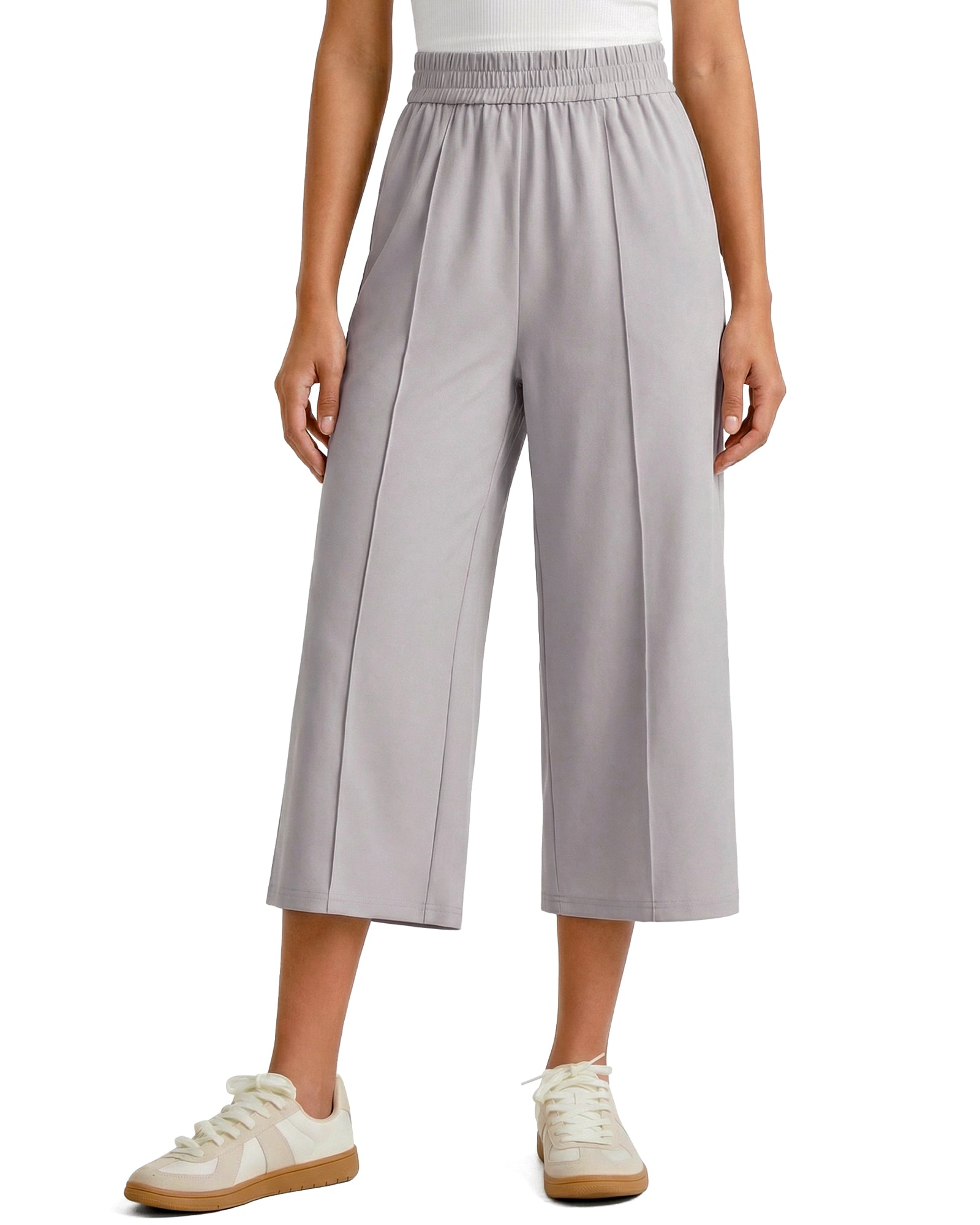 G4Free - G4Free Chillwhisp Lightweight Wide Leg Capris -GF26J900C008A-S