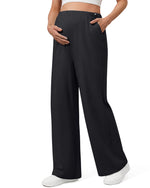 G4Free - G4Free Chillwhisp Maternity Wide Leg Pants – Adjustable Waist -GF26JY1021A001A-S