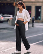 G4Free - G4Free Chillwhisp Maternity Wide Leg Pants – Adjustable Waist -GF26JY1021A001A-S