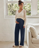 G4Free - G4Free Chillwhisp Maternity Wide Leg Pants – Adjustable Waist -GF26JY1021A001A-S