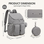 G4Free - G4Free Diaper Bag Backpack with Pacifier Case & Insulated Pockets -TN25B571C