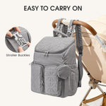 G4Free - G4Free Diaper Bag Backpack with Pacifier Case & Insulated Pockets -TN25B571C
