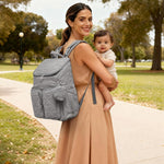 G4Free - G4Free Diaper Bag Backpack with Pacifier Case & Insulated Pockets -TN25B571C