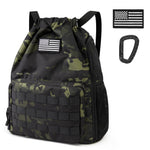 G4Free - G4Free Drawstring Backpack Sports Gym Bag with Shoes Compartment -TN23B194C