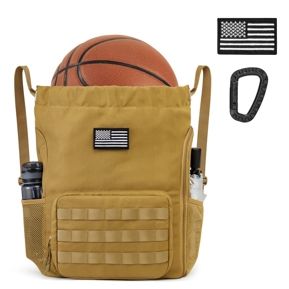 G4Free - G4Free Drawstring Backpack Sports Gym Bag with Shoes Compartment -TN23B194C