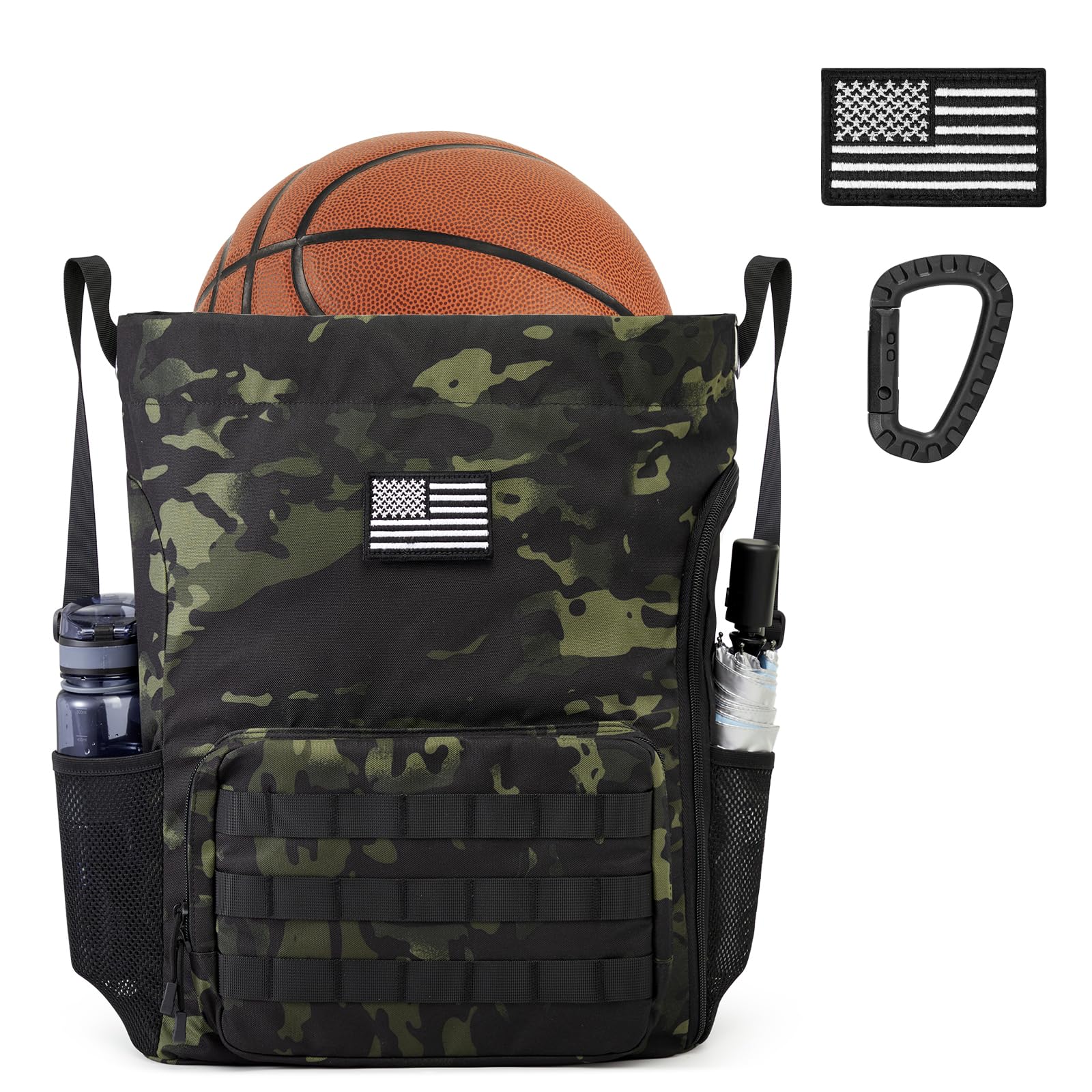 G4Free - G4Free Drawstring Backpack Sports Gym Bag with Shoes Compartment -TN23B194C