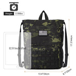 G4Free - G4Free Drawstring Backpack Sports Gym Bag with Shoes Compartment -TN23B194C