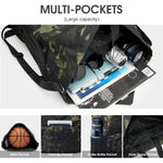 G4Free - G4Free Drawstring Backpack Sports Gym Bag with Shoes Compartment -TN23B194C
