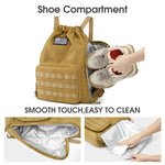 G4Free - G4Free Drawstring Backpack Sports Gym Bag with Shoes Compartment -TN23B194C