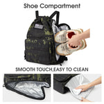 G4Free - G4Free Drawstring Backpack Sports Gym Bag with Shoes Compartment -TN23B194C