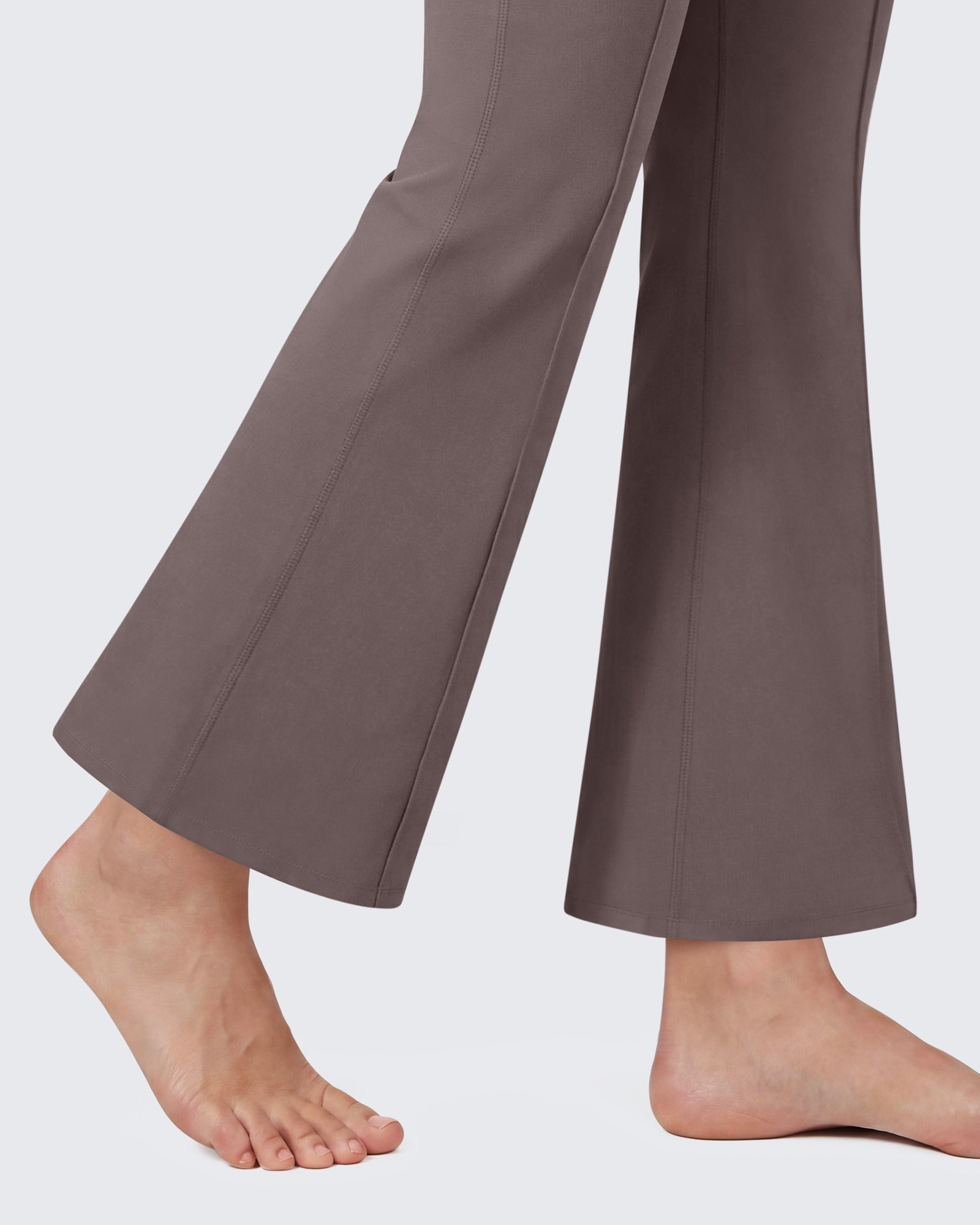 G4Free - G4Free EverGoing Maternity Flare Leggings with Pockets – Over the Belly 25'' -GF26AY1008A001A-S