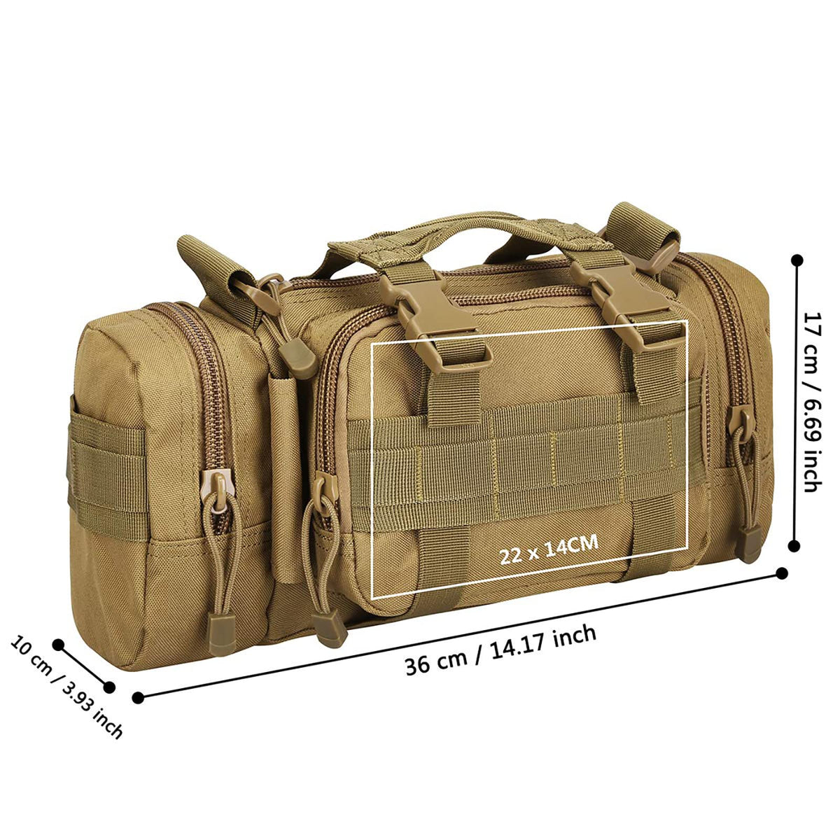 G4Free - G4Free Fanny Deployment Bag Tactical Waist Pack -D04V317A