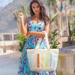 G4Free - G4Free Foldable Waterproof Beach Tote Pool Bag -TN24B462A