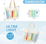 G4Free - G4Free Foldable Waterproof Beach Tote Pool Bag -TN24B462A