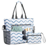 G4Free - G4Free Foldable Waterproof Sandproof Tote Beach Bag -TN23B270E