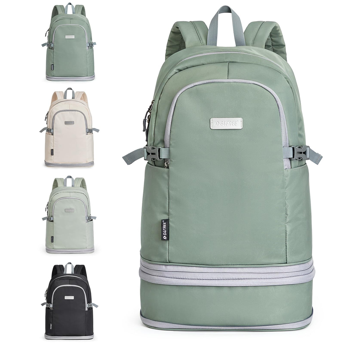 G4Free - G4Free Gym Backpack For Women with Shoes Compartment & Wet Pocket -TN23B238C