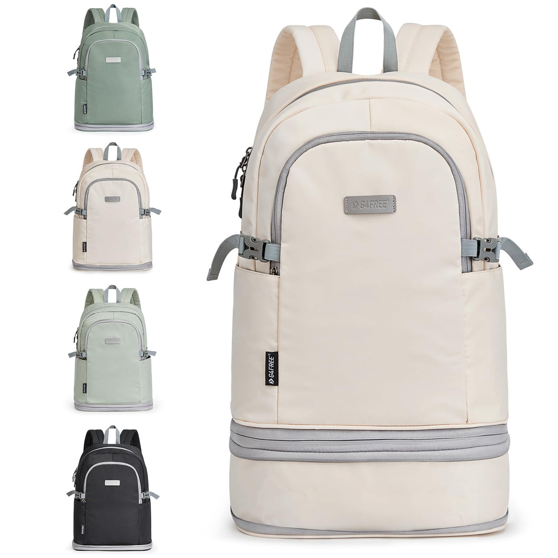 G4Free - G4Free Gym Backpack For Women with Shoes Compartment & Wet Pocket -TN23B238D