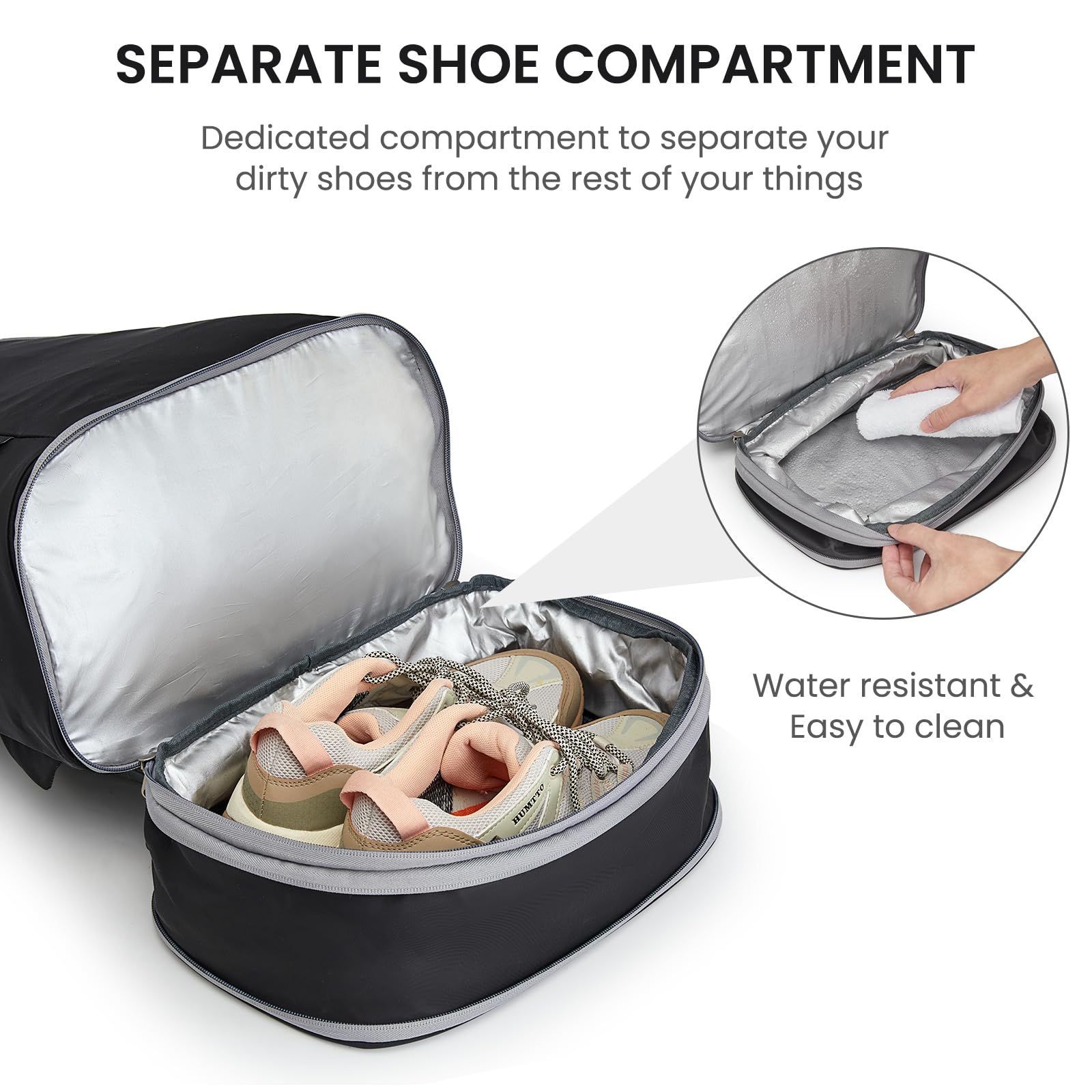 G4Free - G4Free Gym Backpack For Women with Shoes Compartment & Wet Pocket -TN23B238D