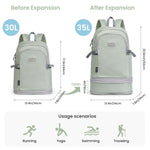 G4Free - G4Free Gym Backpack For Women with Shoes Compartment & Wet Pocket -TN23B238D