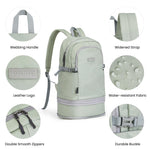 G4Free - G4Free Gym Backpack For Women with Shoes Compartment & Wet Pocket -TN23B238D