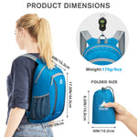 G4Free - G4Free Hiking Daypack Water Resistant Lightweight Packable Backpack -TN22B133A