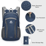 G4Free - G4Free Hiking Daypack Water Resistant Lightweight Packable Backpack -TN22B133A
