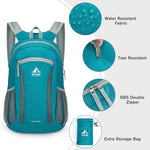 G4Free - G4Free Hiking Daypack Water Resistant Lightweight Packable Backpack -TN22B133A