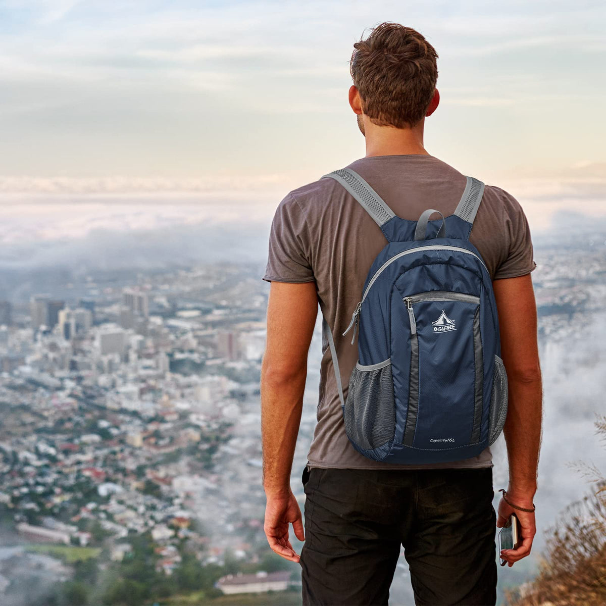 G4Free - G4Free Hiking Daypack Water Resistant Lightweight Packable Backpack -TN22B133A