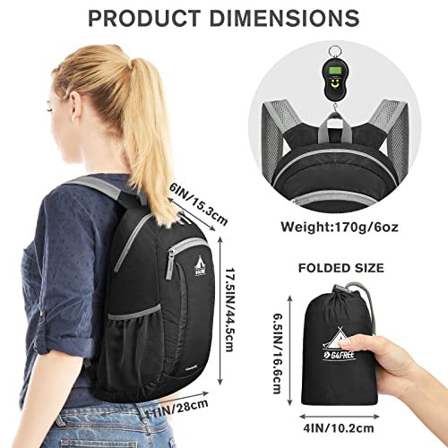 G4Free - G4Free Hiking Daypack Water Resistant Lightweight Packable Backpack -TN22B133A