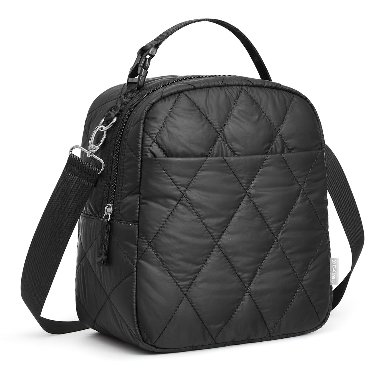 G4Free - G4Free Large Insulated Lunch Bag, Leakproof Quilted Lunch Box Women Men -TN25B590A