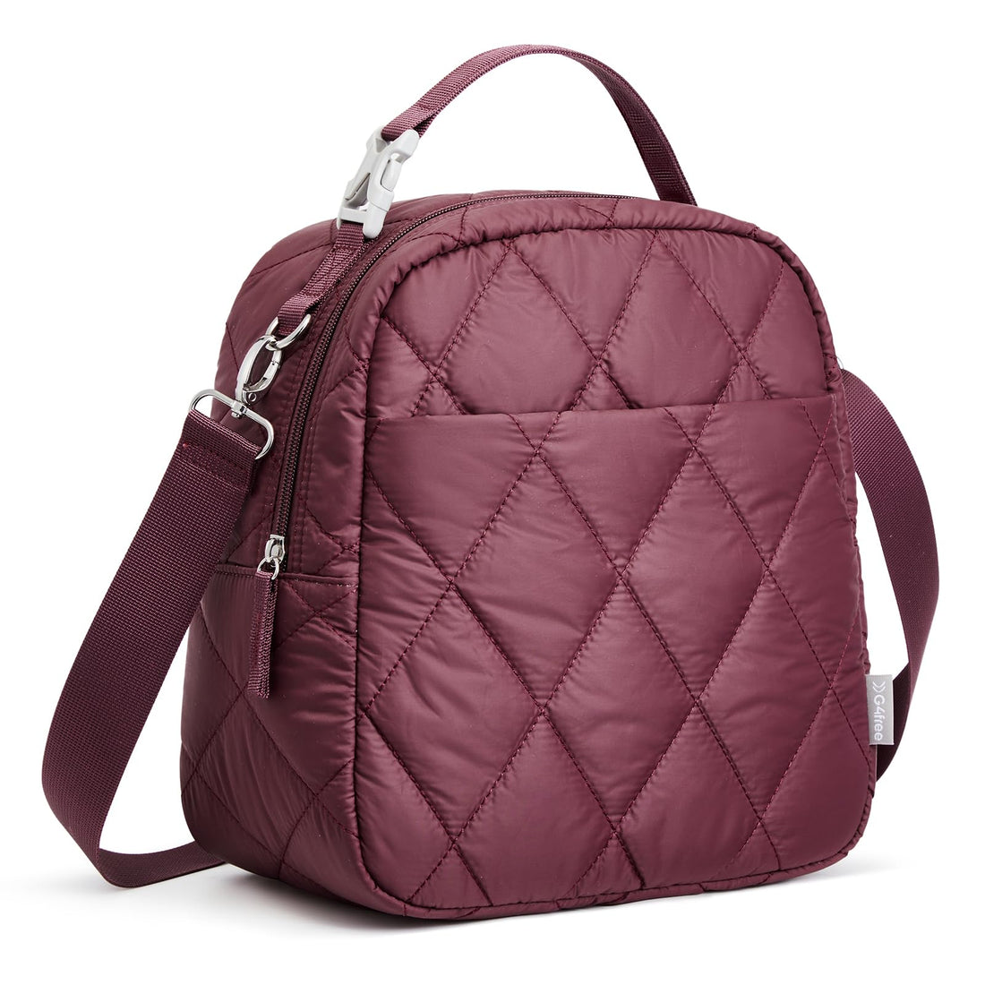 G4Free - G4Free Large Insulated Lunch Bag, Leakproof Quilted Lunch Box Women Men -TN25B590C