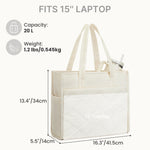G4Free - G4Free Lightweight Quilted Tote with Laptop Compartment -TN25B591A
