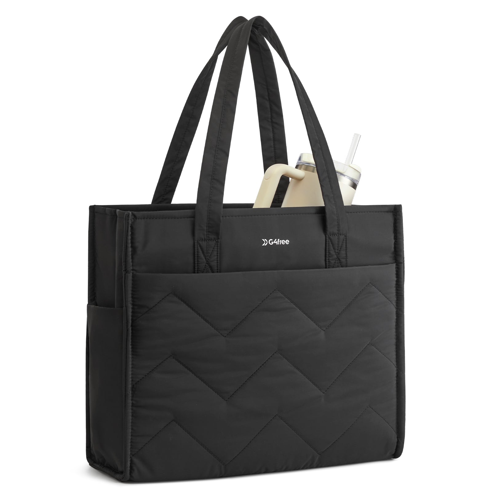 G4Free - G4Free Lightweight Quilted Tote with Laptop Compartment -TN25B591A
