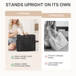 G4Free - G4Free Lightweight Quilted Tote with Laptop Compartment -TN25B591A