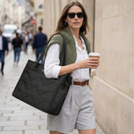 G4Free - G4Free Lightweight Quilted Tote with Laptop Compartment -TN25B591A