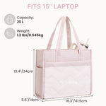 G4Free - G4Free Lightweight Quilted Tote with Laptop Compartment -TN25B591A