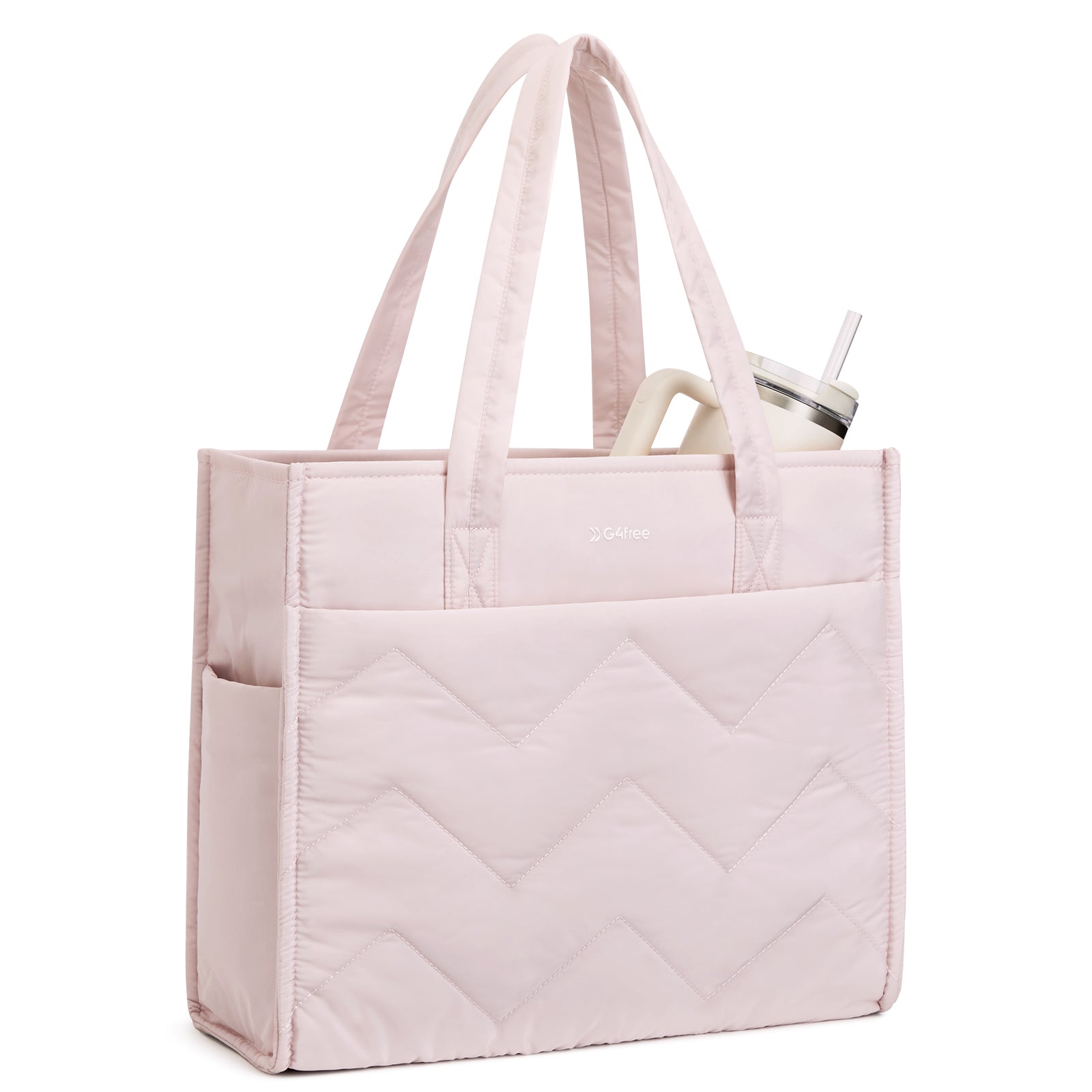 G4Free - G4Free Lightweight Quilted Tote with Laptop Compartment -TN25B591A