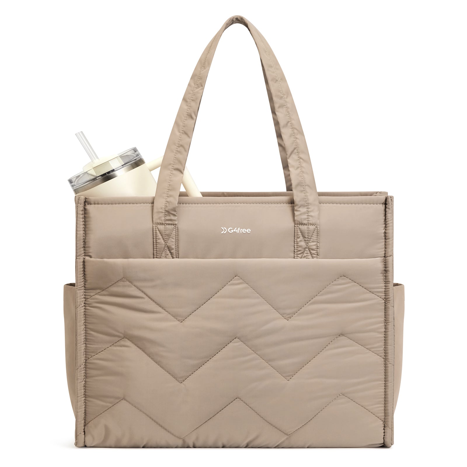 G4Free - G4Free Lightweight Quilted Tote with Laptop Compartment -TN25B591C