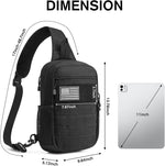G4Free - G4Free Men Military Tactical Sling Bag -TN24B455B
